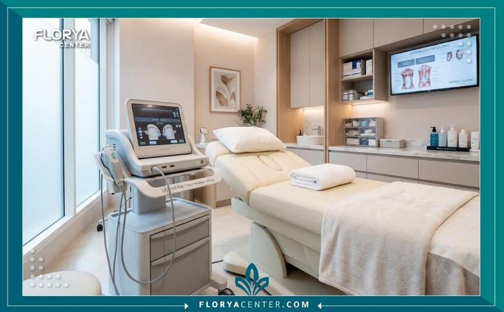 أحدث الأجهزة الطبية في عيادات التجميل المتخصصة في علاج ترهلات الجلد بدون جراحة بأمان وفعالية.
