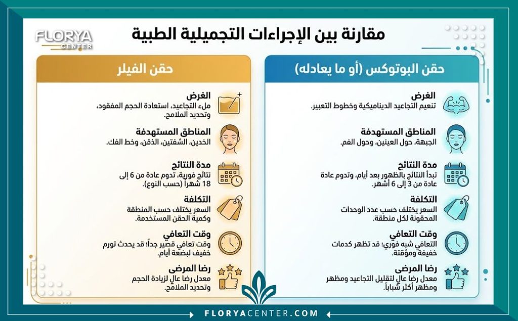 إنفوجرافيك مقارنة بين المورفيوس والجي بلازما أسعار وتجارب  وفترة النقاهة