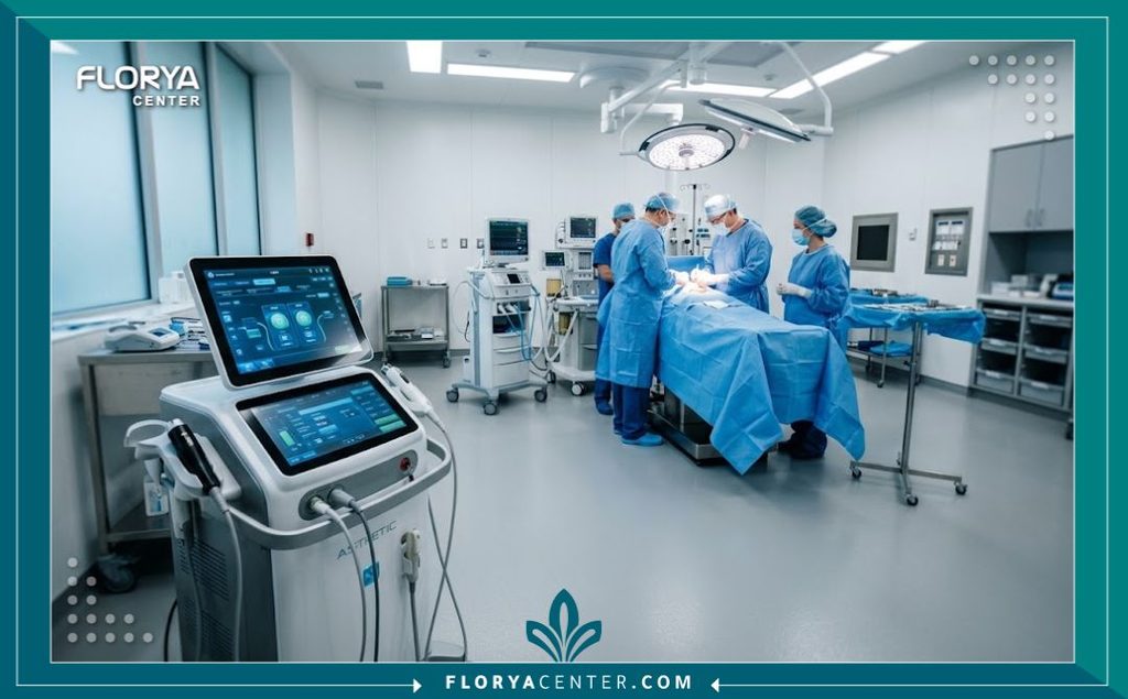 هل الليزر يشد ترهلات البطن 4 غرفة عمليات مجهزة بأحدث أجهزة الليزر لعمليات شد ترهلات الجسم والبطن في مستشفى تجميل متطور.