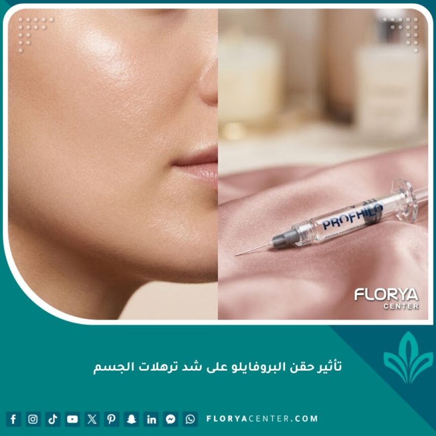 تأثير حقن البروفايلو على شد ترهلات الجسم 1 صورة مقربة تبرز نضارة وشباب البشرة كواجهة تمثل تأثير حقن البروفايلو على شد ترهلات الجسم وعلاج التجعدات السطحية.