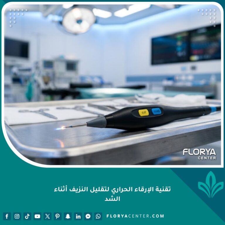 أداة الكي الجراحي الدقيق المستخدمة في تقنية الإرقاء الحراري لضمان أمان عمليات الشد وتقليل النزيف.