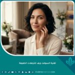 امرأة تتمتع ببشرة مشدودة ونضرة بعد استخدام تقنية السوفت ويف للترهلات الخفيفة بدون ألم.
