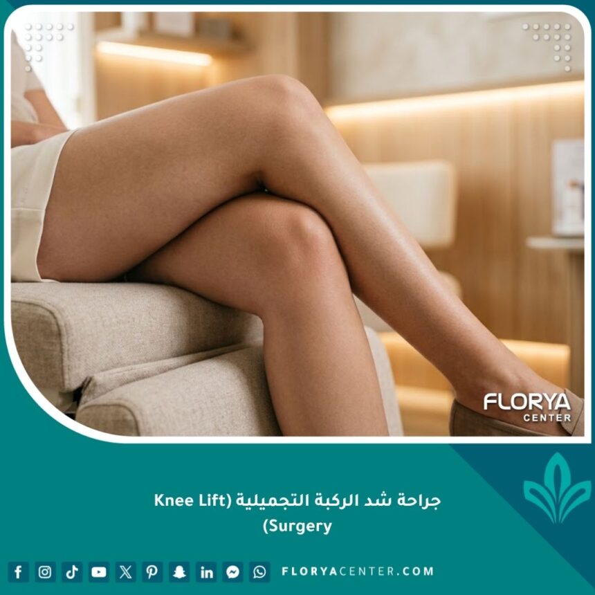 نتائج جراحة شد الركبة التجميلية للحصول على سيقان شابة ومشدودة خالية من التجاعيد في عيادة تجميل راقية.