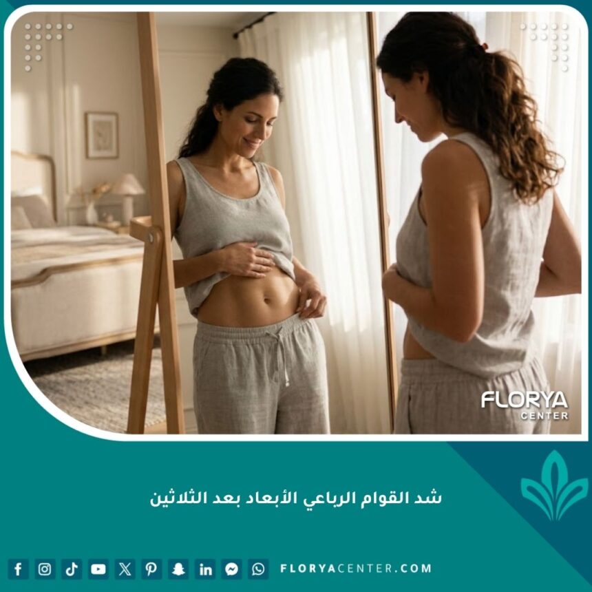 النتيجة النهائية لعملية شد البطن والشعور بالثقة بعد زوال التورم تماماً.