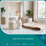 كريم مرطب وبودرة طبية بجانب كورسيه ضاغط لعلاج التسلخات تحت المشد الطبي.