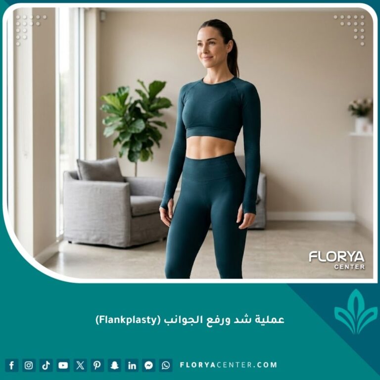 صورة واقعية تظهر نتائج عملية شد ورفع الجوانب (Flankplasty) لخصر منحوت وقوام متناسق بدون ترهلات.